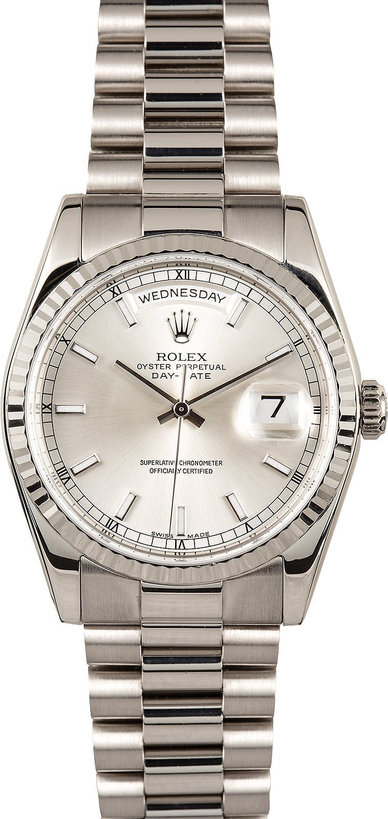 PreOwned Rolex President 118239 White Gold