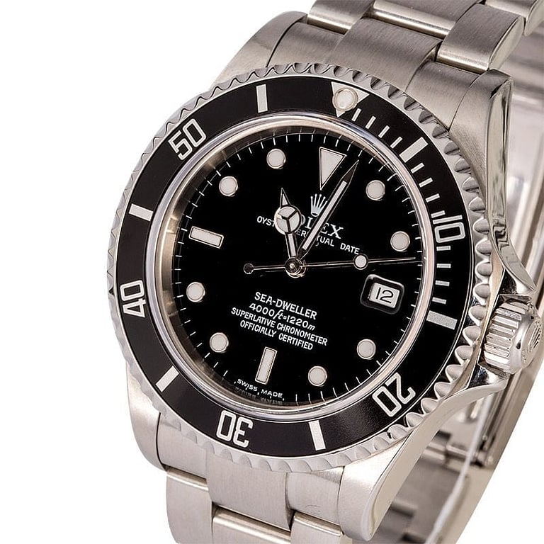Men's Rolex Sea-Dweller 16600T Black Dial