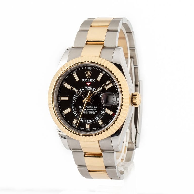 Rolex Sky-Dweller 326933 Black Dial Two Tone