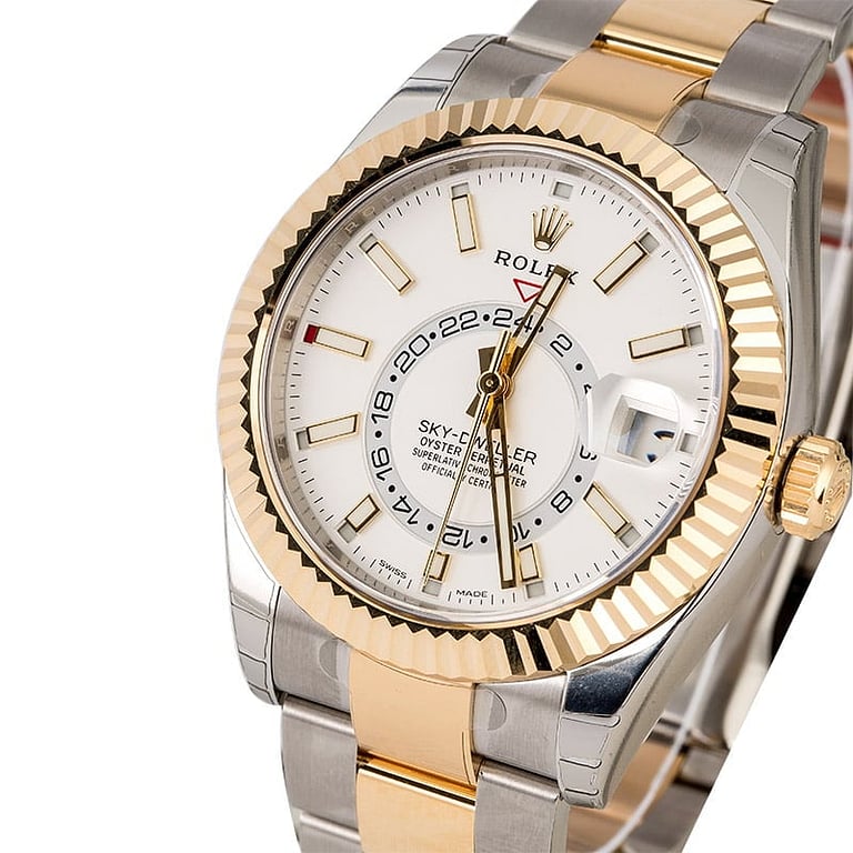Unworn Rolex Sky-Dweller 326933 Two Tone Oyster