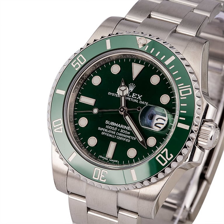 Used Ceramic Rolex Submariner 116610V Green Hulk