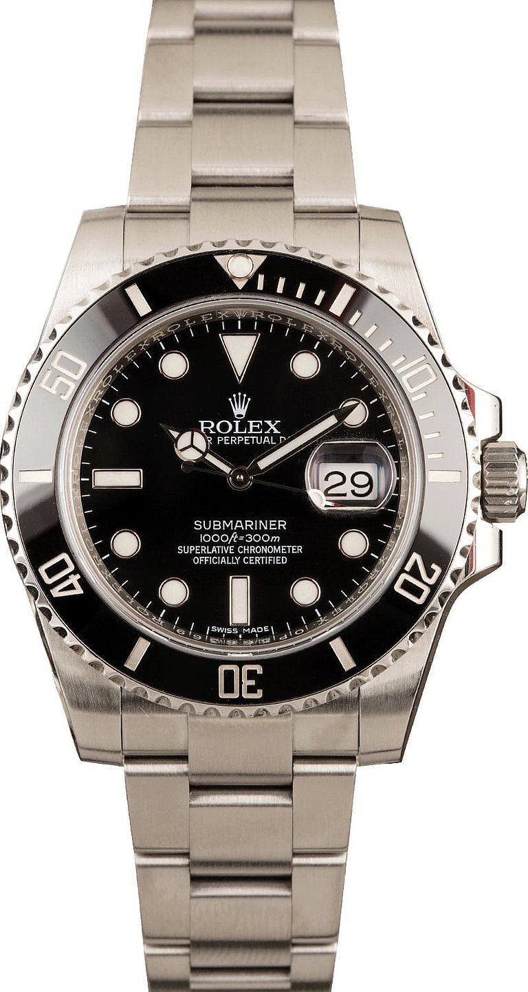 rin86 Rolex Submariner Date 40mm Stainless Steel Ceramic Bezel Ref