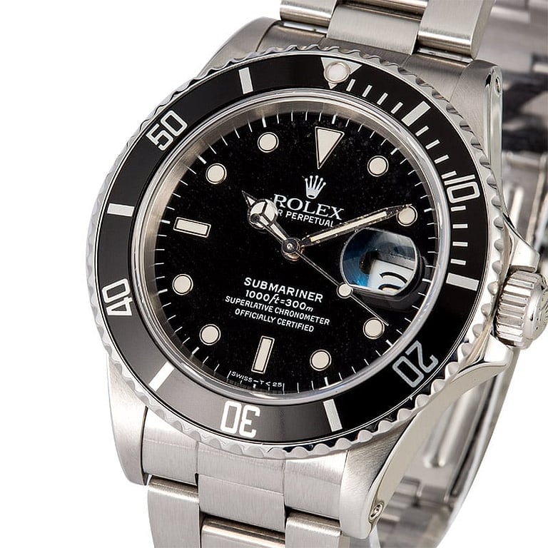 Rolex Submariner 168000 904L Steel