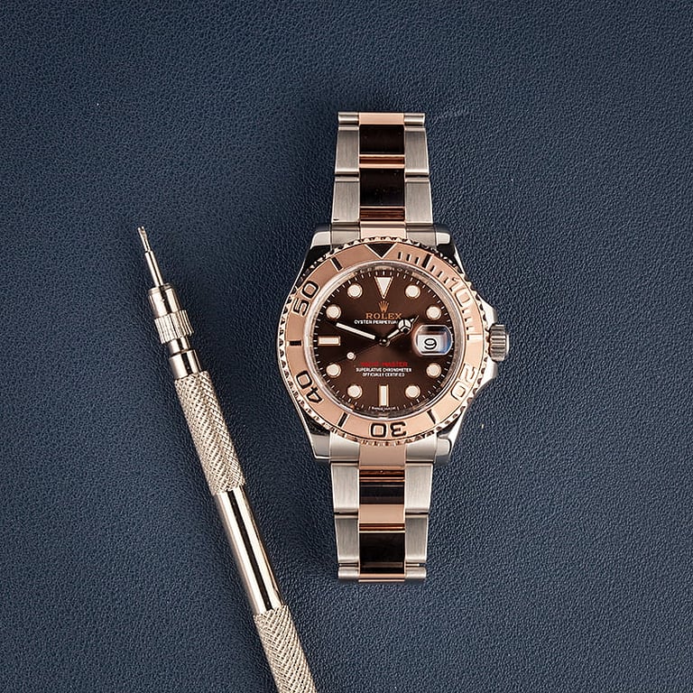 Used Rolex Yacht-Master 116621 Two Tone Everose Oyster