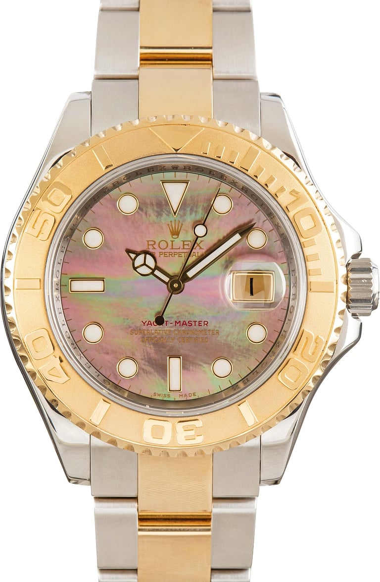 Rolex Yacht-Master 16623 Black Mother Of Pearl