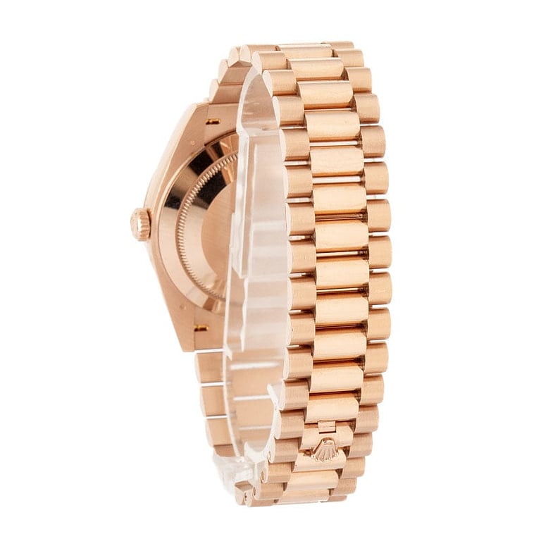 Pre-Owned Rolex Day-Date 40 Ref 228235 18k Everose Gold