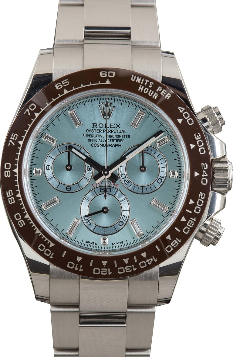 Rolex Daytona Ref 116506 Ice Blue Diamond Dial