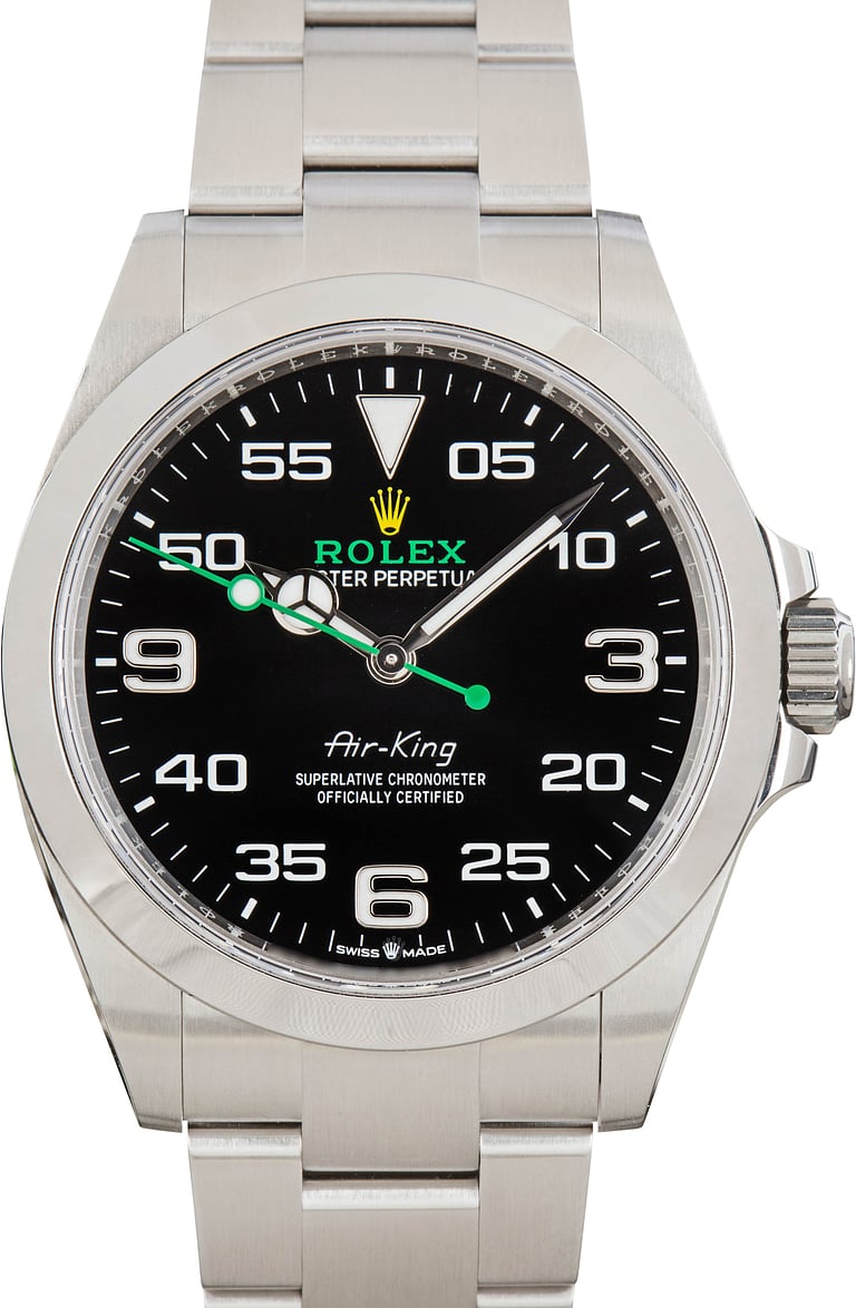 Pre-Owned Rolex Air-King 126900 Stainless Steel