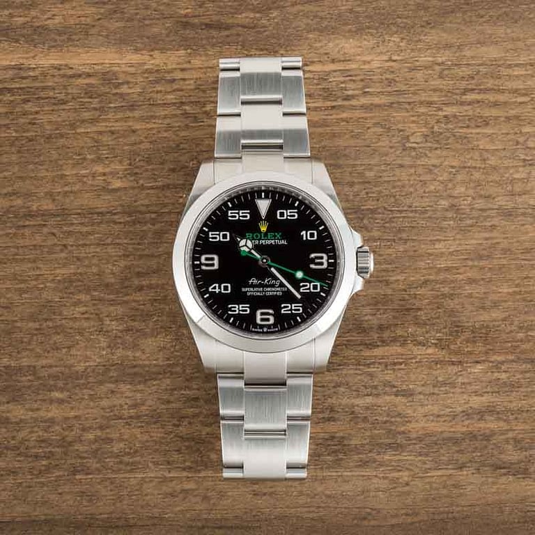 Pre-Owned Rolex Air-King 126900 Stainless Steel