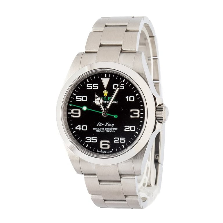 Used Men's Rolex Air-King Ref 126900 Black Dial