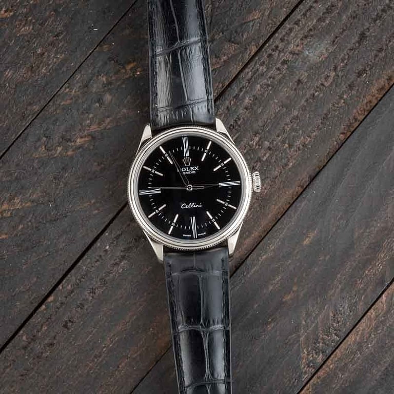 ROLEX Celini 黒文字盤 メッシュバンド Buy Used Rolex Cellini 50509 | Bob's Watches - Sku: 175358
