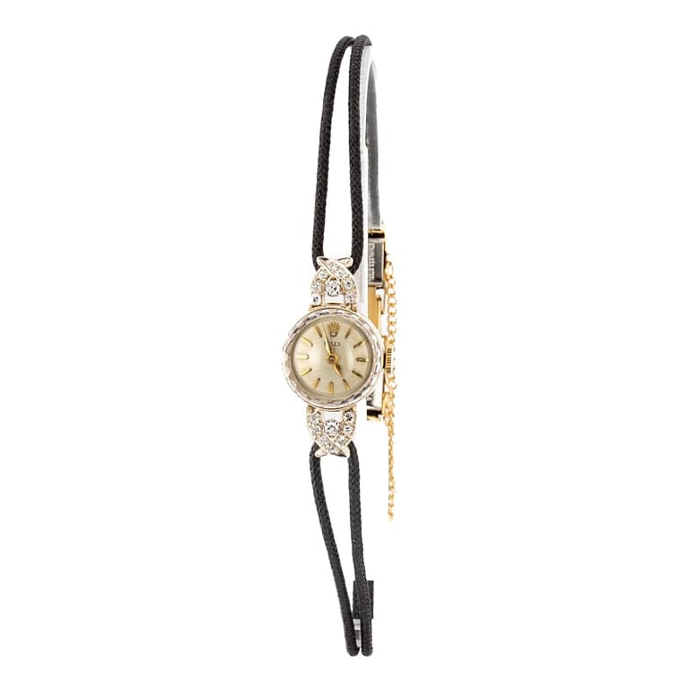 Ladies Rolex Diamond Cocktail Yellow Gold
