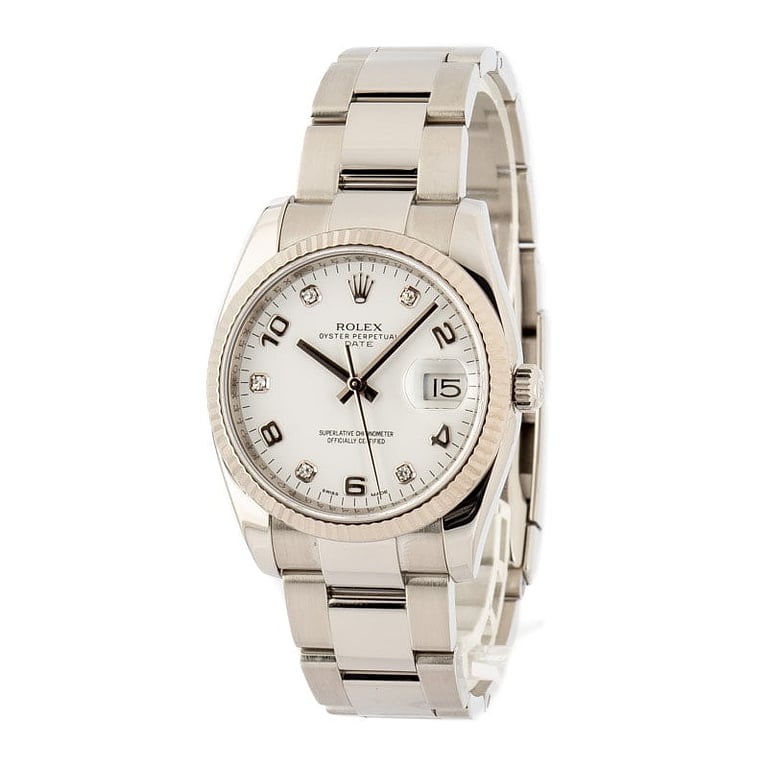 Buy Used Rolex Date 115234 | Bob's Watches - Sku: 159410