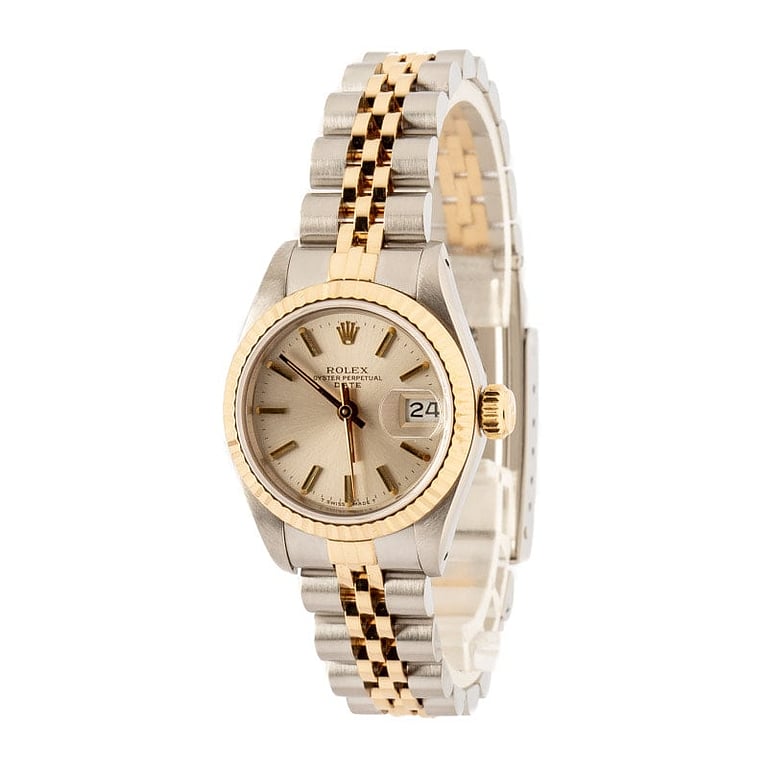 Ladies Rolex Date 69173 Silver Dial