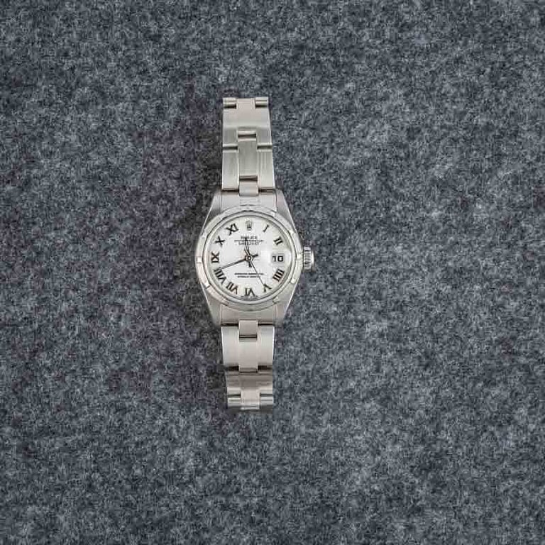Ladies Rolex Datejust Ref 79190 White Roman Dial