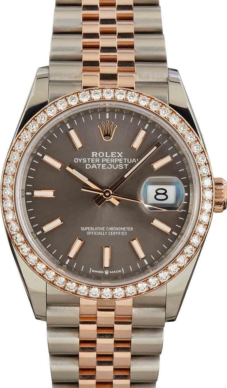 Rolex Datejust 126281 Stainless Steel & 18k Everose Gold