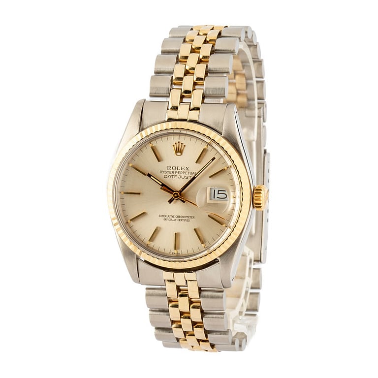 Men's Rolex Datejust 16013 Silver Dial