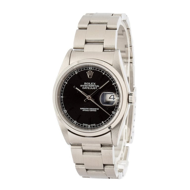 Rolex Datejust 16200 Black Dial