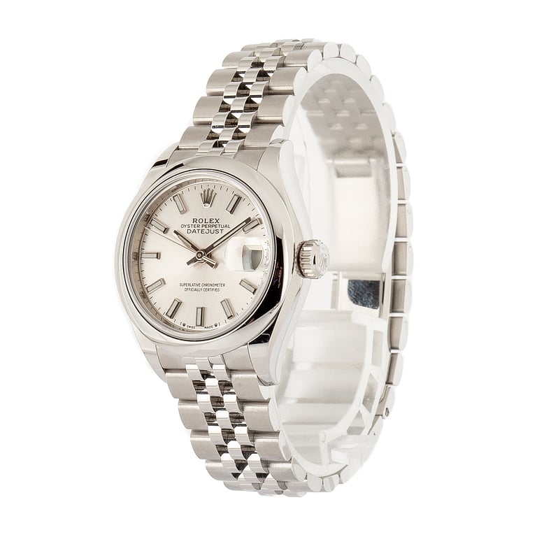 Pre-Owned Rolex Datejust 279160 Silver Index Dial