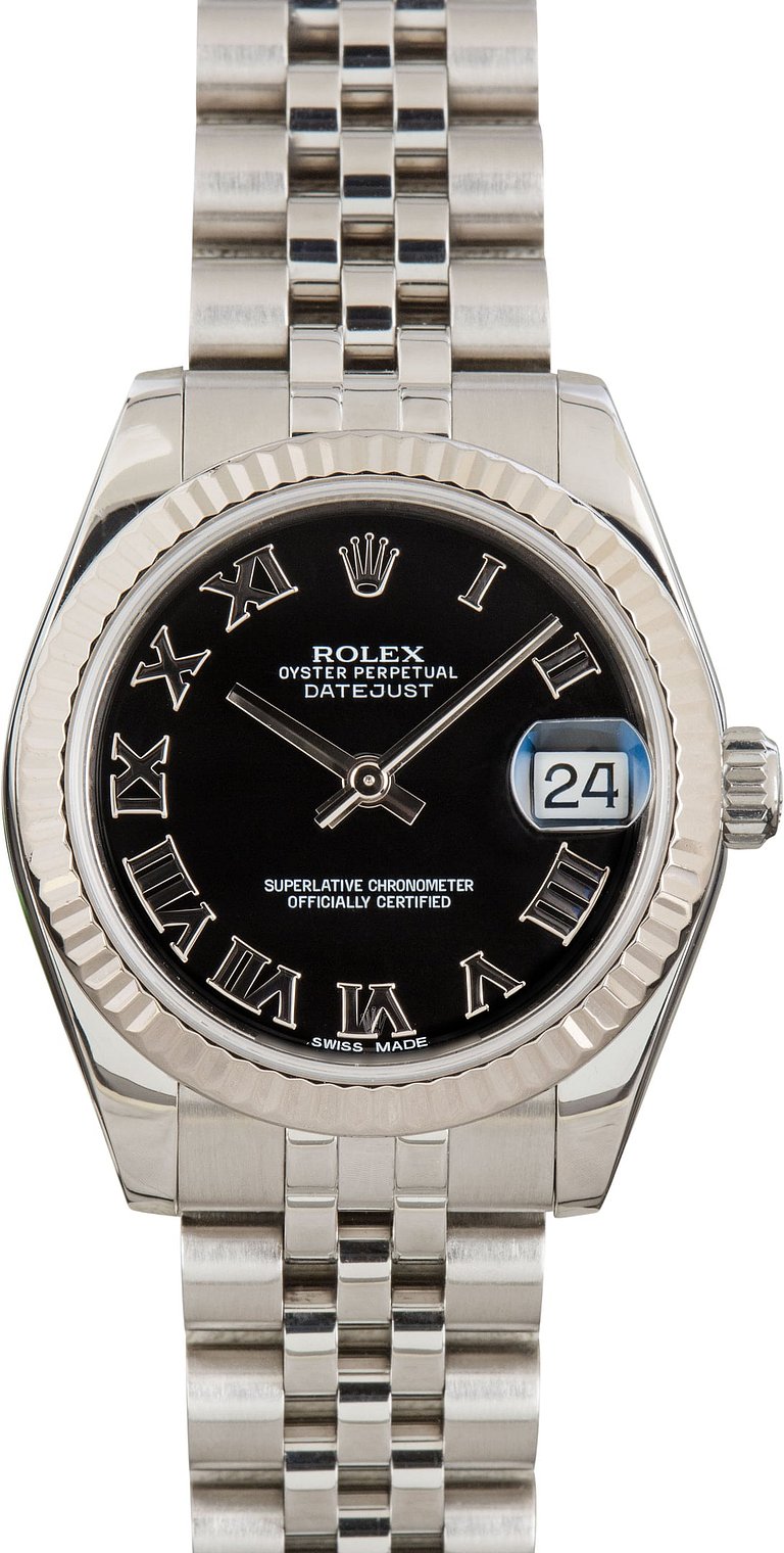 Rolex Datejust 31 Ref 178274 Black Dial