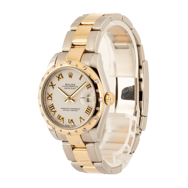 Pre-Owned Rolex Datejust 31 Ref 178343 White Roman Dial