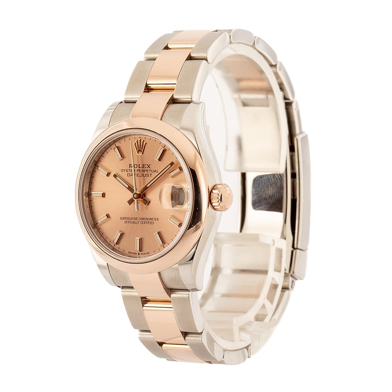 Pre-Owned Rolex Datejust 31 Ref 278241 Steel & 18k Everose Gold