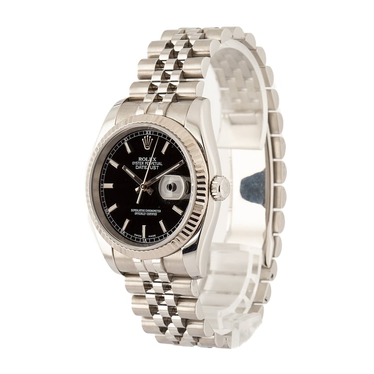 Pre-Owned Rolex Datejust 36 Ref 116234 Black Dial