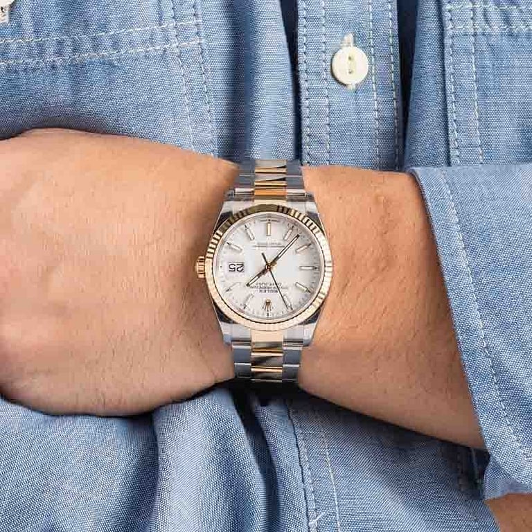 Rolex Datejust 126233 White Luminous Dial