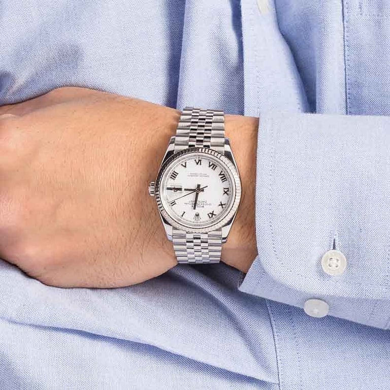 Rolex Datejust 126234 White Roman Dial