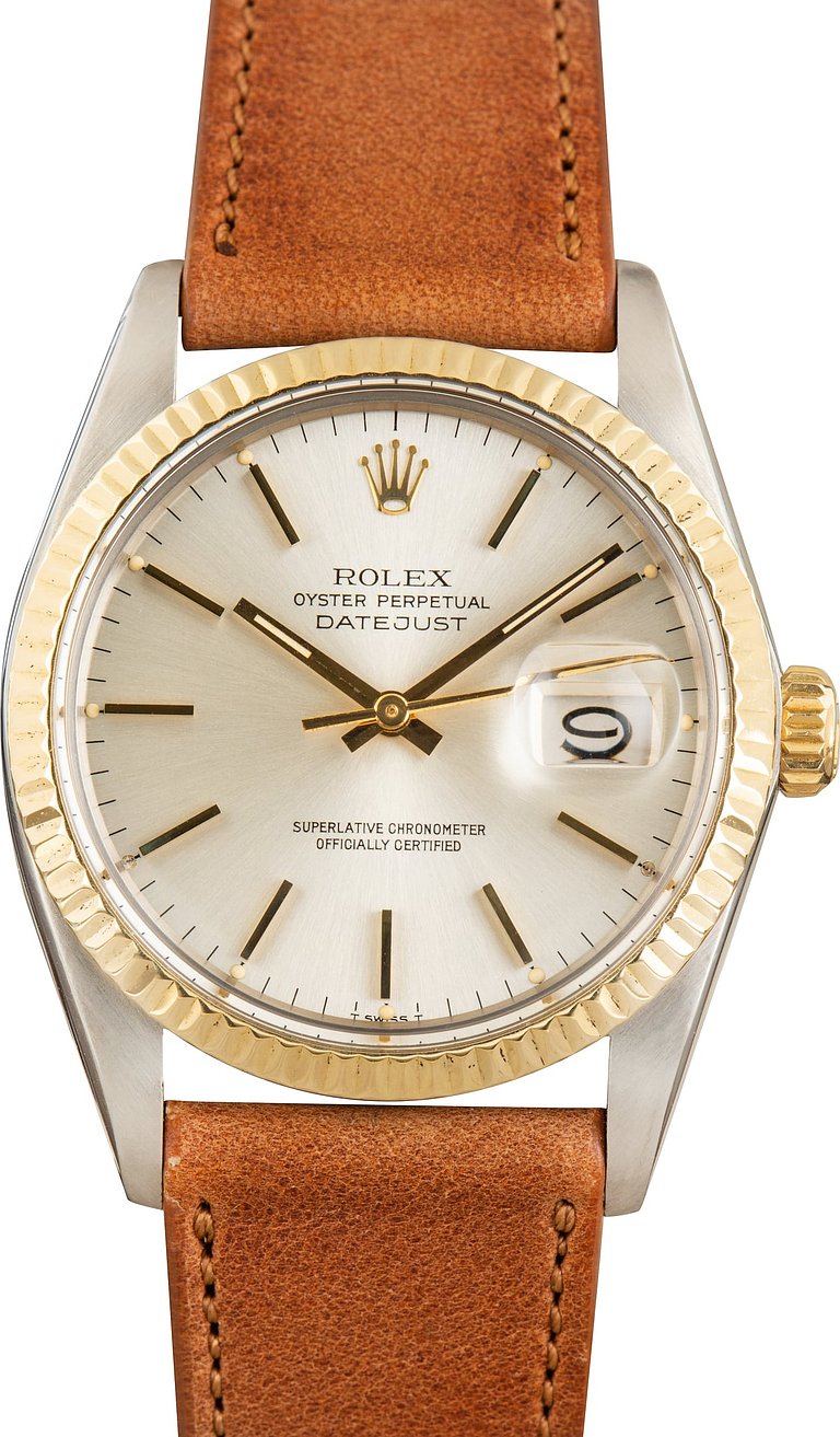 Pre-Owned Rolex Datejust 36 Steel & Yellow Gold ref 16013