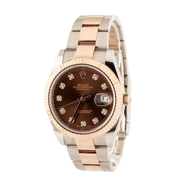 Rolex Datejust 126331 Chocolate Diamond Dial