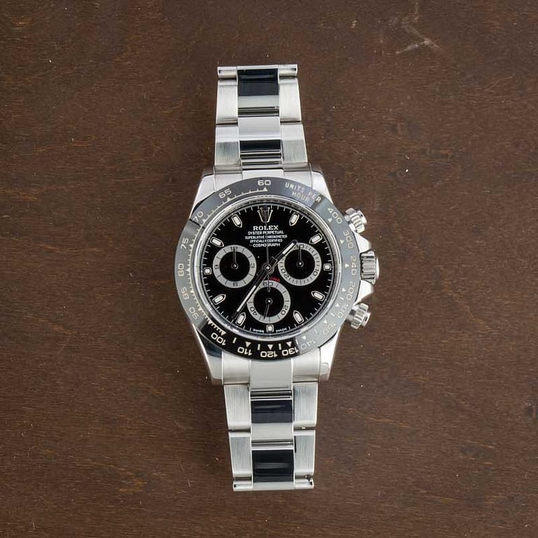 Rolex Daytona Ref 116500 Black Index Dial