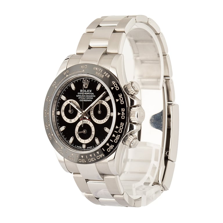 Pre-Owned Ceramic Bezel Rolex Daytona Cosmograph 116500 Black Dial