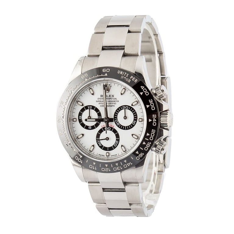 Used Rolex Daytona Ref 116500 White Chronograph Dial