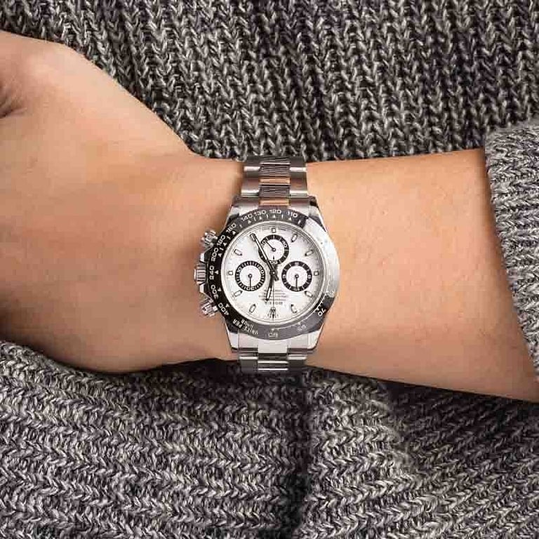 Used Rolex Daytona Ref 116500 White Chronograph Dial