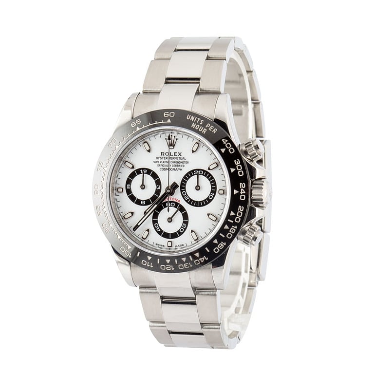 Used White Dial Rolex Comsograph Daytona Ref 116500