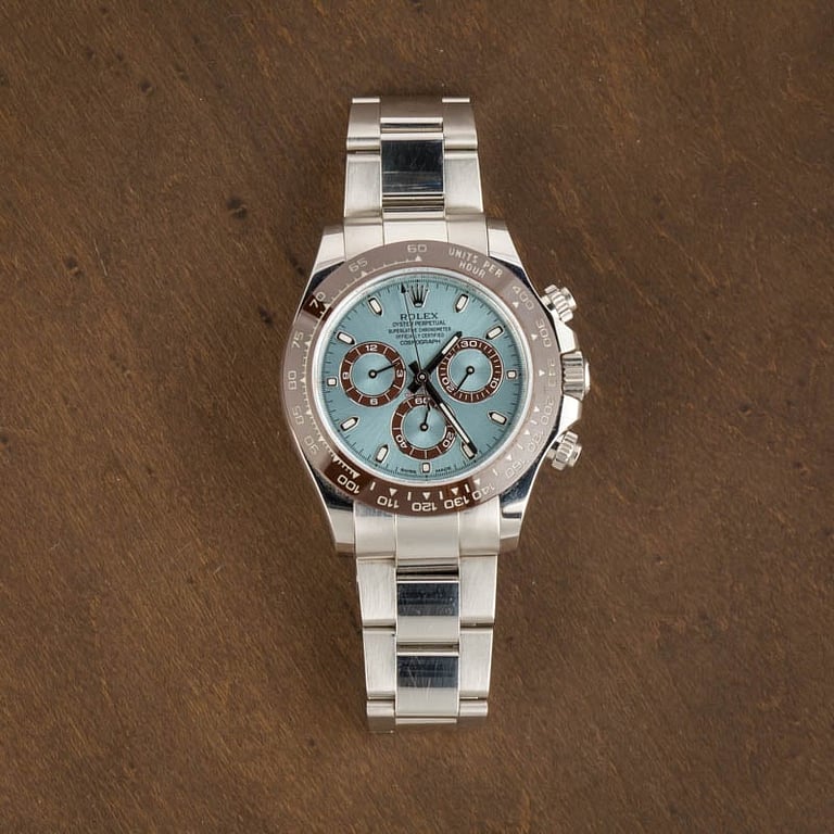 Rolex Platinum Daytona 116506 Ice Blue Dial