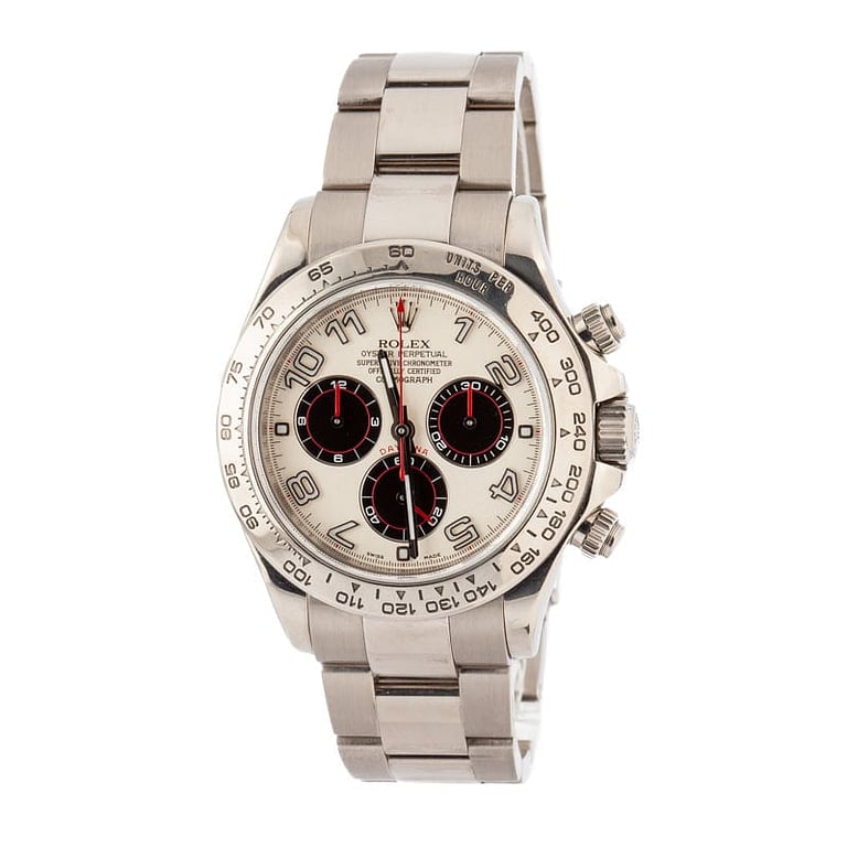 Rolex Daytona 116509 White Arabic Dial
