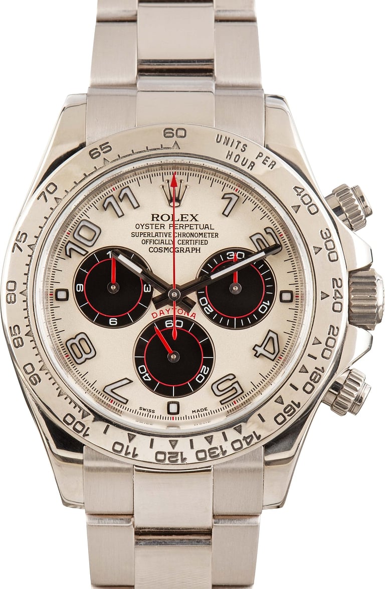 Rolex Daytona 116509 White Arabic Dial