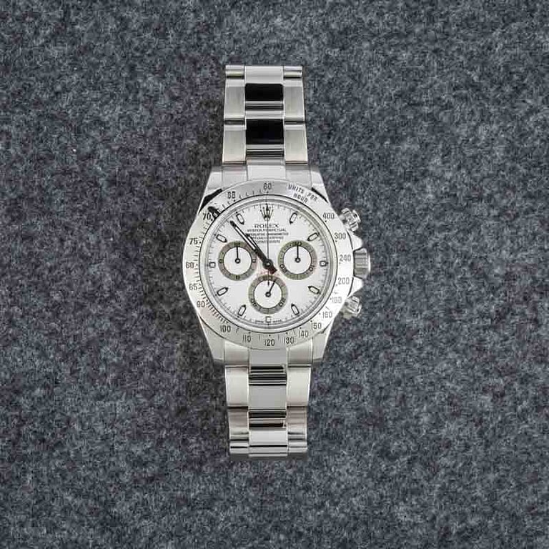 Rolex Daytona 116520 White Index Dial