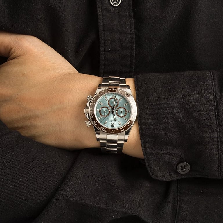 Rolex Daytona 126506 Ice Blue Baguette Diamond Dial