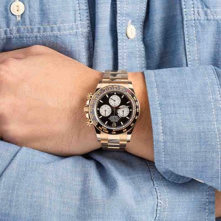 Rolex Cosmograph Daytona 126528LN 18k Yellow Gold Le Mans