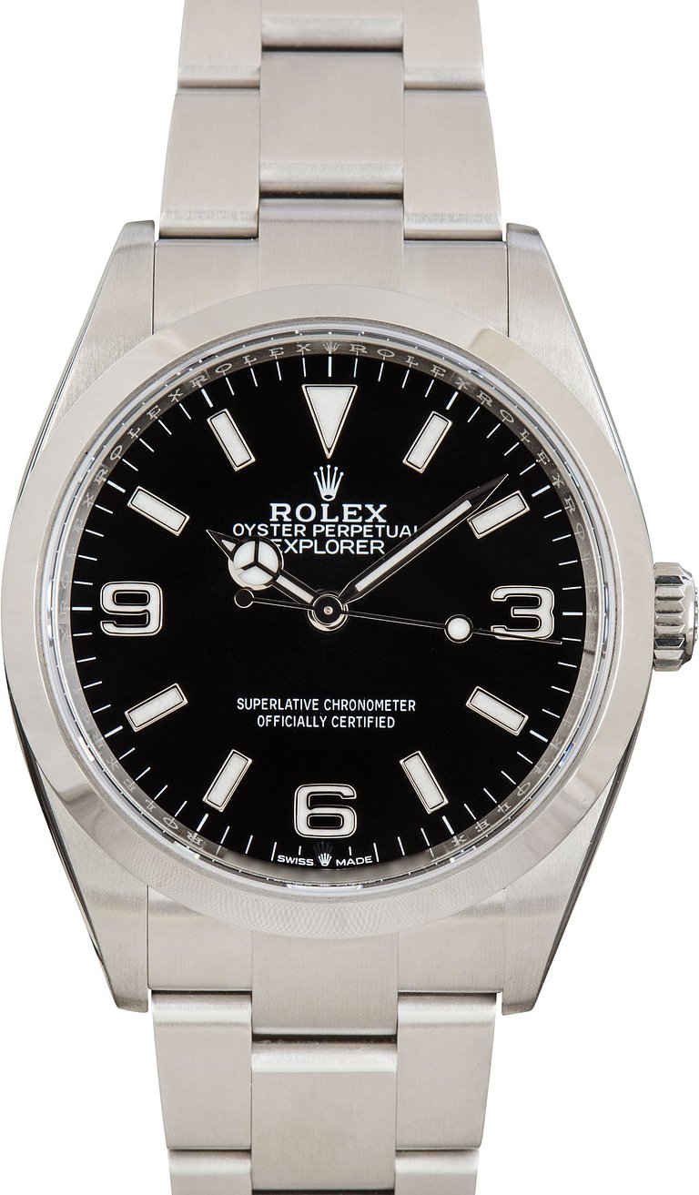 Mens Pre-Owned Rolex Explorer 124270