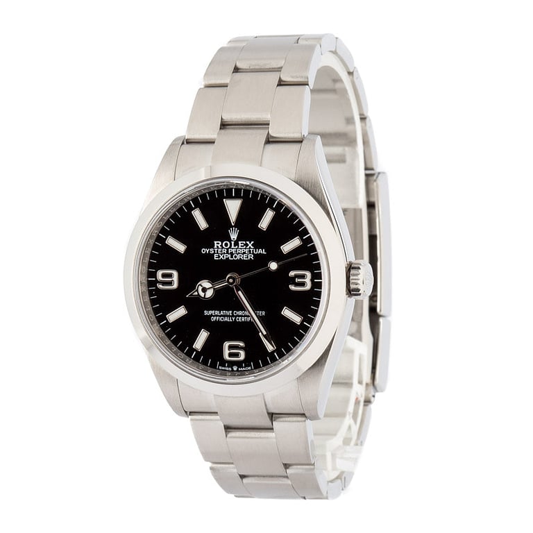 Mens Pre-Owned Rolex Explorer 124270