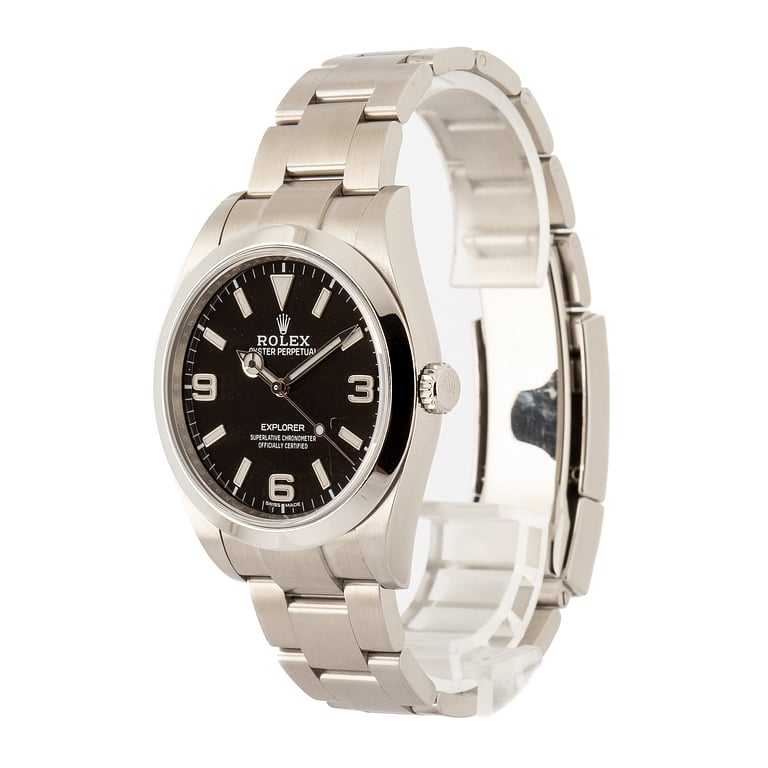 Used MKII Black Dial Rolex Explorer Ref 214270