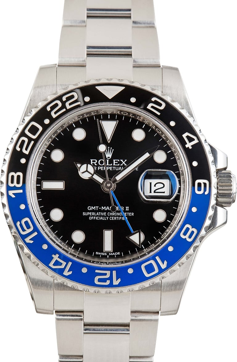 Men's Rolex GMT-Master II 116710BLNR Batman