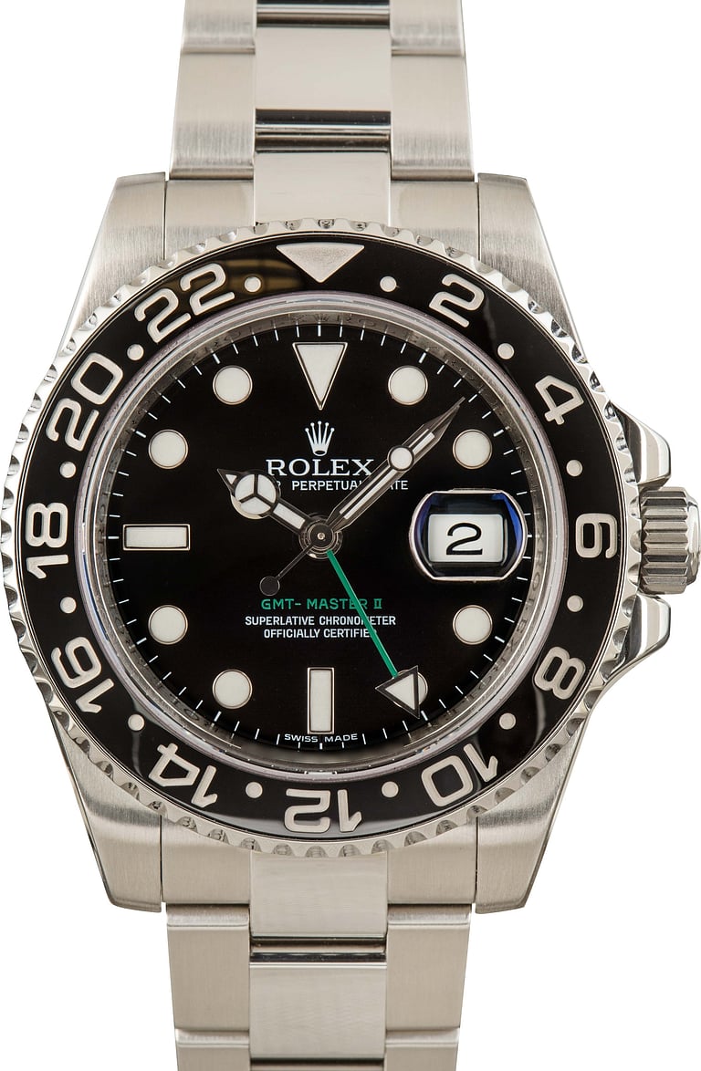 Rolex Black GMT-Master II Ceramic Bezel 116710