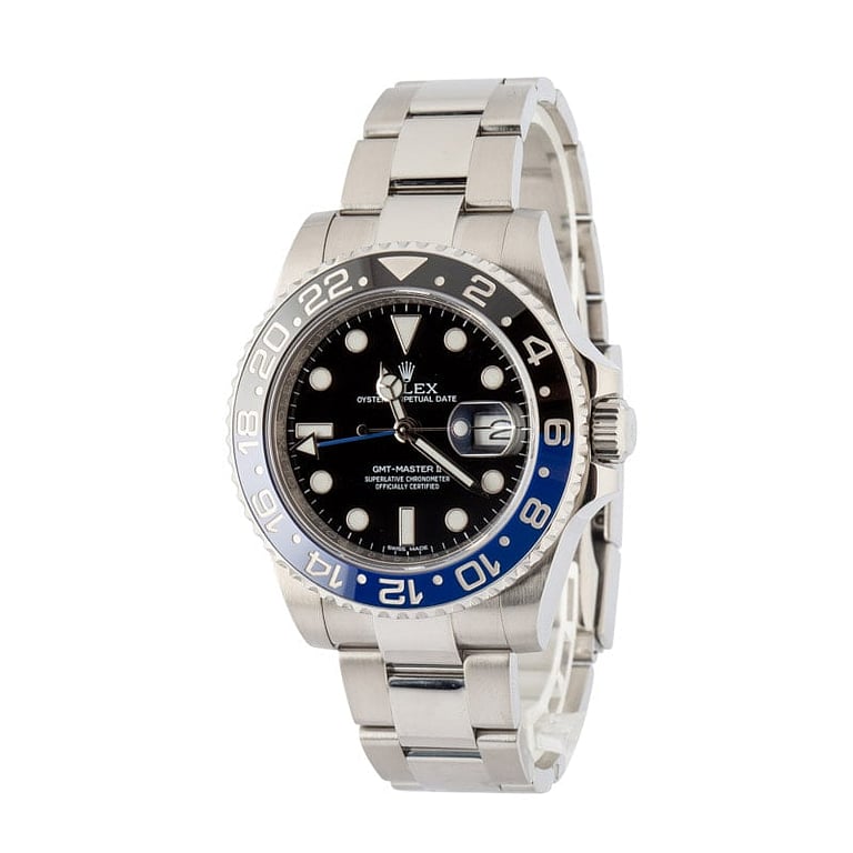 Used Batman Rolex GMT-Master II ref 116710BLNR