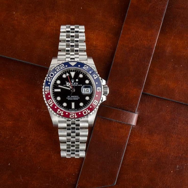 Rolex GMT-Master II Ref 126710BLRO Jubilee Bracelet