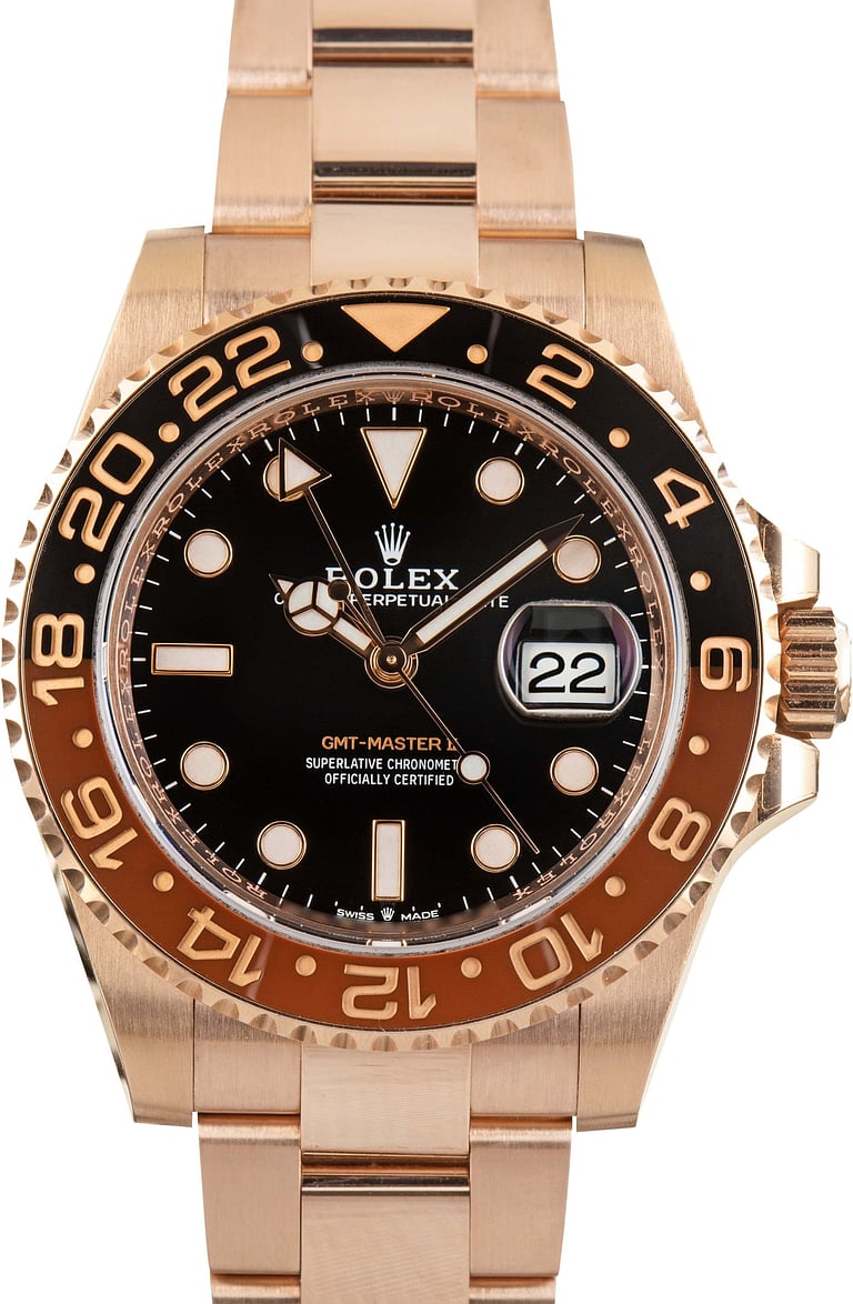 Men's Rolex GMT-Master II Ref 126715 Root Beer